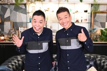 「中京テレビ開局50年 太田上田のカメラ回さないのでお邪魔してもいいですか？」に出演する（左から）爆笑問題・太田、くりぃむしちゅー上田。(c)中京テレビ