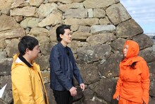 「霜降り明星のあてみなげ」より。(c)静岡朝日テレビ