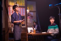 CM撮影中のジャルジャル。