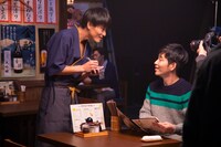 CM撮影中のジャルジャル。