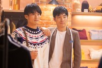 CM撮影中のジャルジャル。