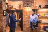 CM撮影中の銀シャリ。