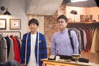 CM撮影中の銀シャリ。