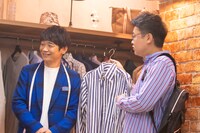 CM撮影中の銀シャリ。