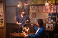 CM撮影中の銀シャリ。