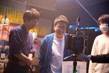 CM撮影中の銀シャリ。