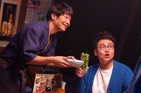 CM撮影中の銀シャリ。