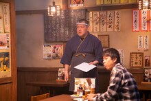 CM撮影中の野性爆弾。