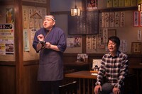 CM撮影中の野性爆弾。