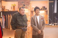 CM撮影中の野性爆弾。