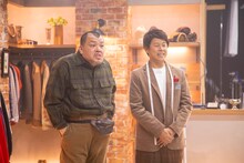 CM撮影中の野性爆弾。