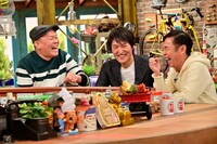 （左から）千原兄弟、ナインティナイン岡村。