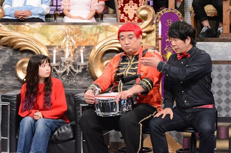 左からトミタ栞、デッカチャン、TOKYO COOL・カンカン。(c)日本テレビ