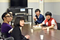 反省会の様子。