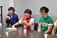 反省会の様子。