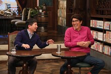 「石橋貴明のたいむとんねる」に出演する（左から）爆笑問題・田中、石橋貴明。(c)フジテレビ