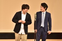 セミファイナルでネタを披露する宮下草薙。