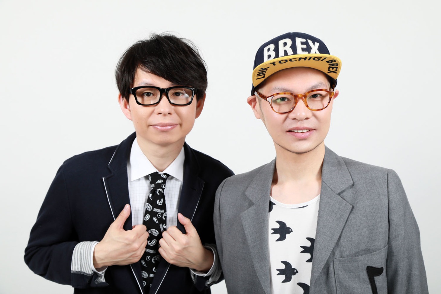 ダークホース。左が山出、右が江原。