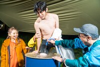 「おぎやはぎのハピキャン ～キャンプはじめてみました～」より。(c)メ～テレ