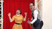 「オールザッツ漫才」出演を懸けてネタを披露するヤンシー＆マリコンヌ。(c)MBS