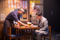 CM撮影中の千鳥。