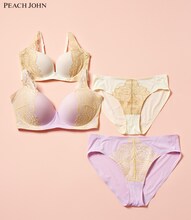 フォーリンラブ・バービーとピーチ・ジョンのコラボ下着「プリティウーマンブラ」「プリティウーマンパンティ」。