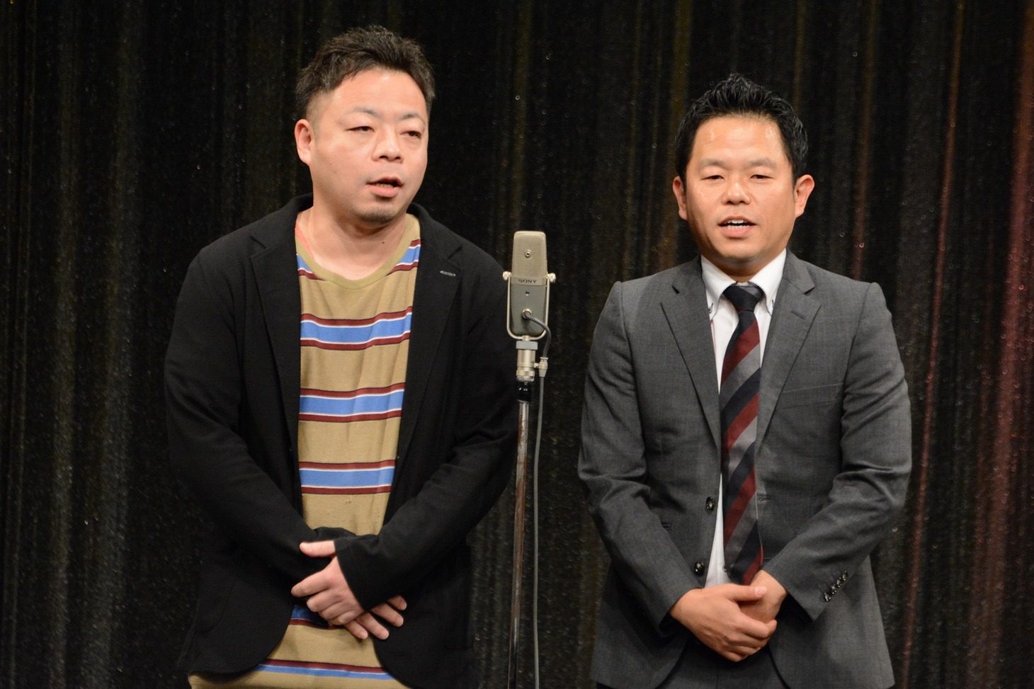 ネタコーナーに登場したダイアン。