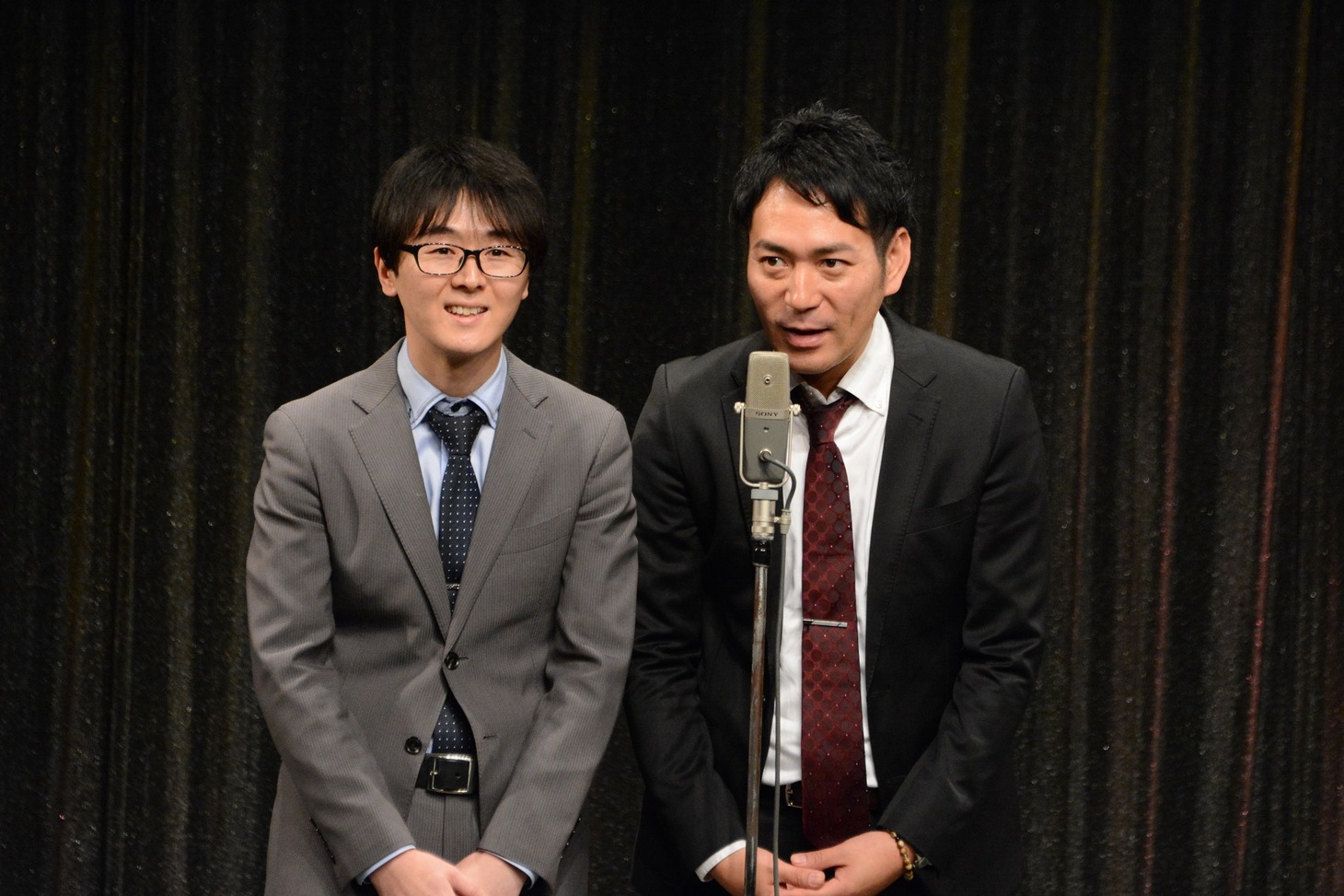 ネタコーナーに登場したスーパーマラドーナ。