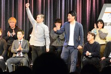 優勝した瞬間の天竺鼠。