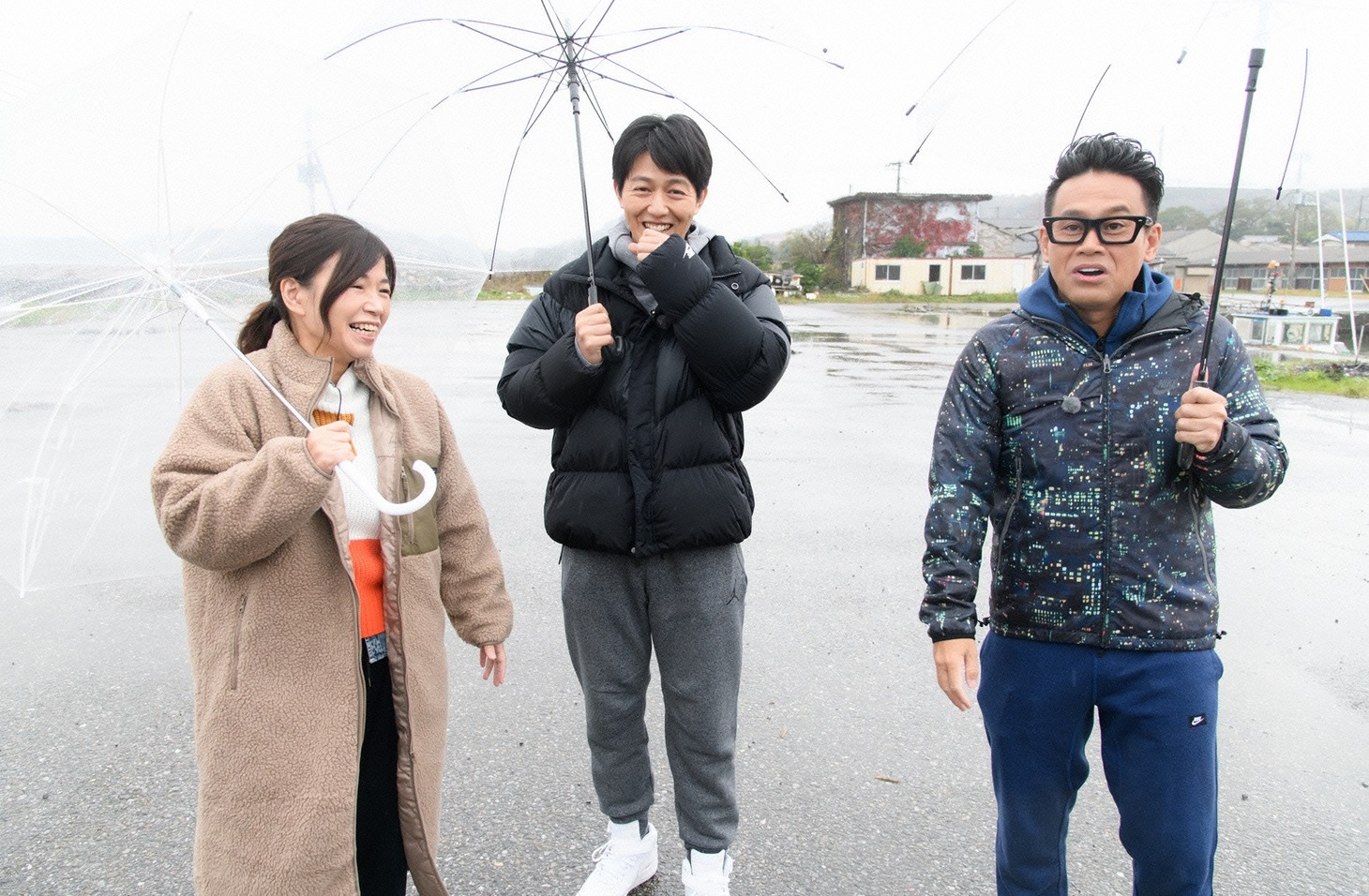 左から大久保佳代子、工藤阿須加、宮川大輔。(c)日本テレビ