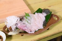 カワハギの刺身。(c)日本テレビ