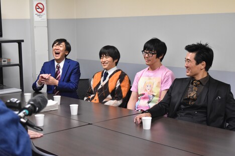 反省会の様子。