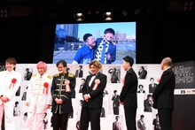 和牛にランキング結果を報告したVTRが上映された場面。水田は川西が2位に終わったことをオーバーに悔しがった。