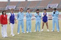 「ロンハースポーツテスト」のワンシーン。(c)テレビ朝日