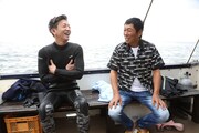 「さんタク」に出演する（左から）木村拓哉、明石家さんま。(c)フジテレビ