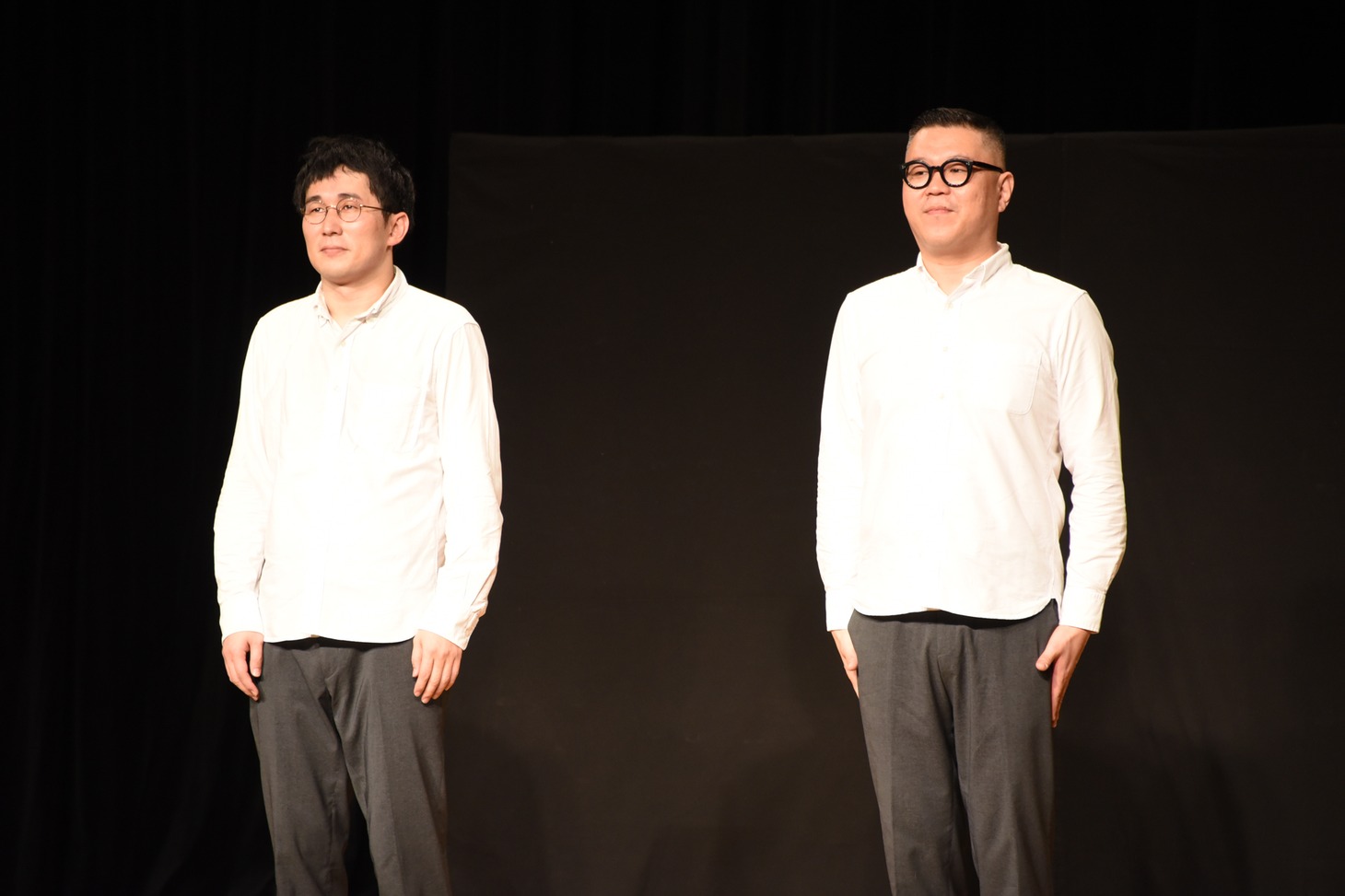 岡山公演のカーテンコールの様子。