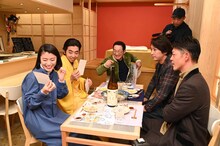 「春風亭昇太のとっておきの1本 ～今宵のつまみはBS笑点ドラマSP～」のワンシーン。