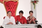 （左から）板尾創路、千原ジュニア、竹上萌奈アナ。(c)関西テレビ