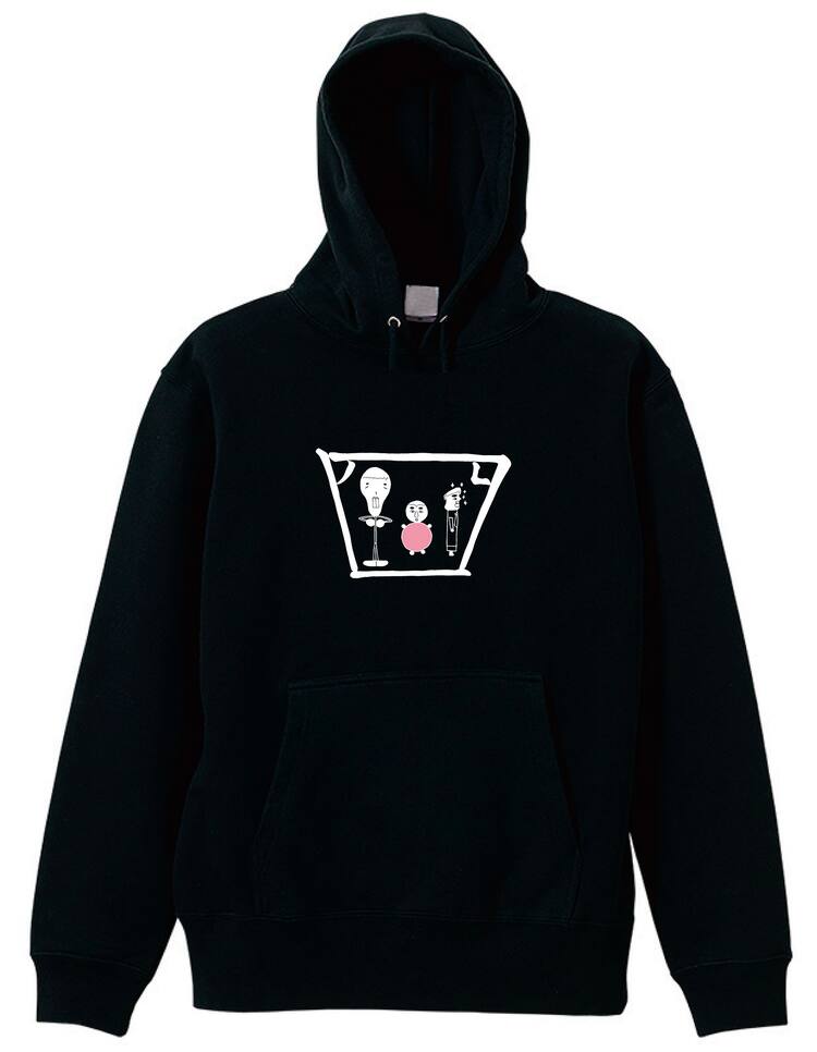 都築デザインの四千頭身パーカー発売「3人それぞれ極限まで似せました 