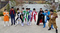 「次世代お笑い戦隊ギャグレンジャー ～レジェンドギャガーを打ち破れ!!～」のワンシーン。(c)読売テレビ