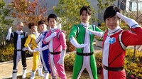 「次世代お笑い戦隊ギャグレンジャー」のメンバー。(c)読売テレビ