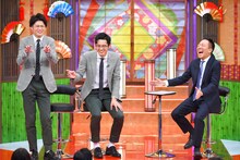 中田カウス（右）とトークするトット。