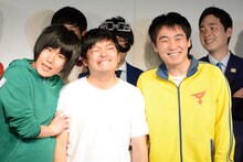 ランジャタイの間に割り込むウエストランド河本。