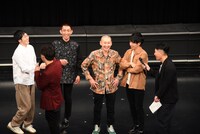 結果発表の様子。