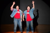 紅しょうが・熊元プロレスと天才ピアニストますみによる「Ｗ熊元プロレス」。