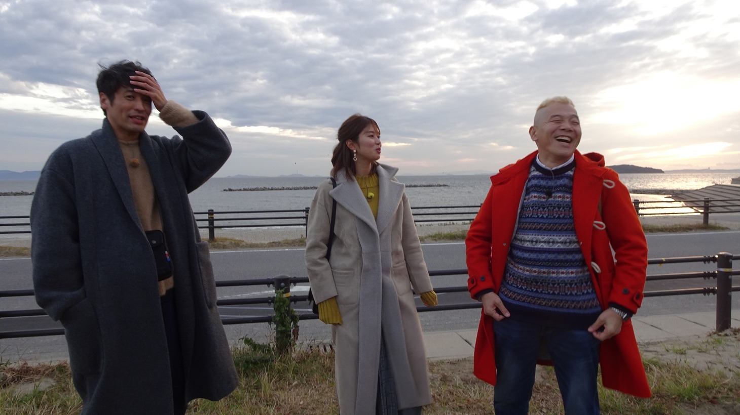 「旅してゴメン特別編 冬の三河湾 想い出はいつもアオハル」のワンシーン。(c)メ～テレ