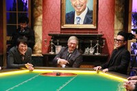 「土曜プレミアム『人志松本のすべらない話』」に出演する（左から）千原ジュニア、松本人志、宮川大輔。(c)フジテレビ