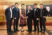 左から千鳥、田中美里、出川哲朗、さまぁ～ず。(c)テレビ東京