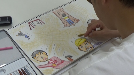 実体験をもとに絵本を作るライセンス藤原。(c)MBS