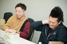 左からダイアン・ユースケ、ミサイルマン岩部。